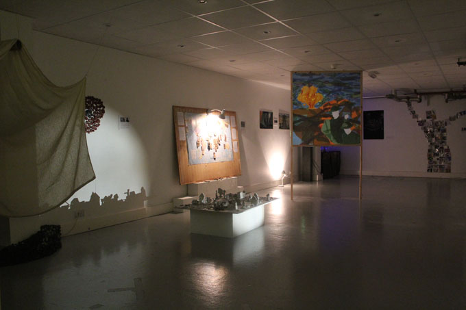 Installation view of our latest Tank Room exhibition, "Remembrance".